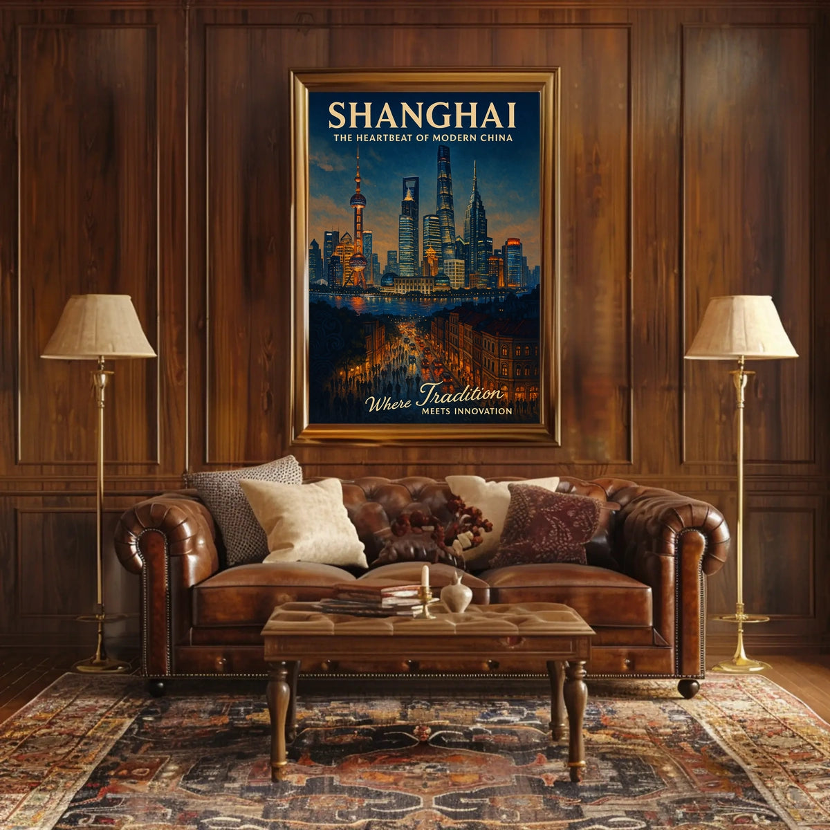 Shanghai The Heartbeat of Modern China Poster