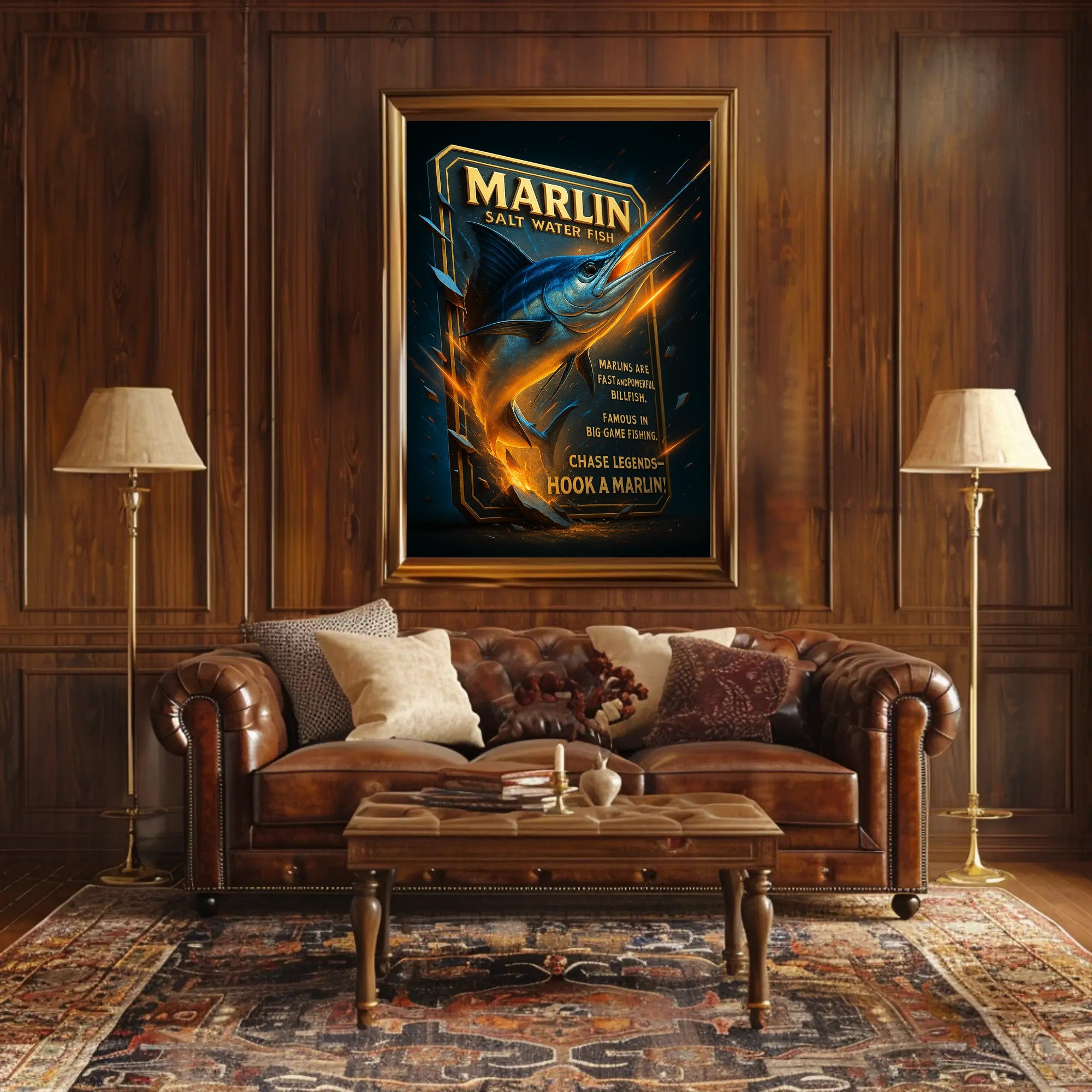 Marlin Chase Legends Poster PosterGoat