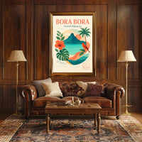 Bora Bora French Polynesia Poster PosterGoat