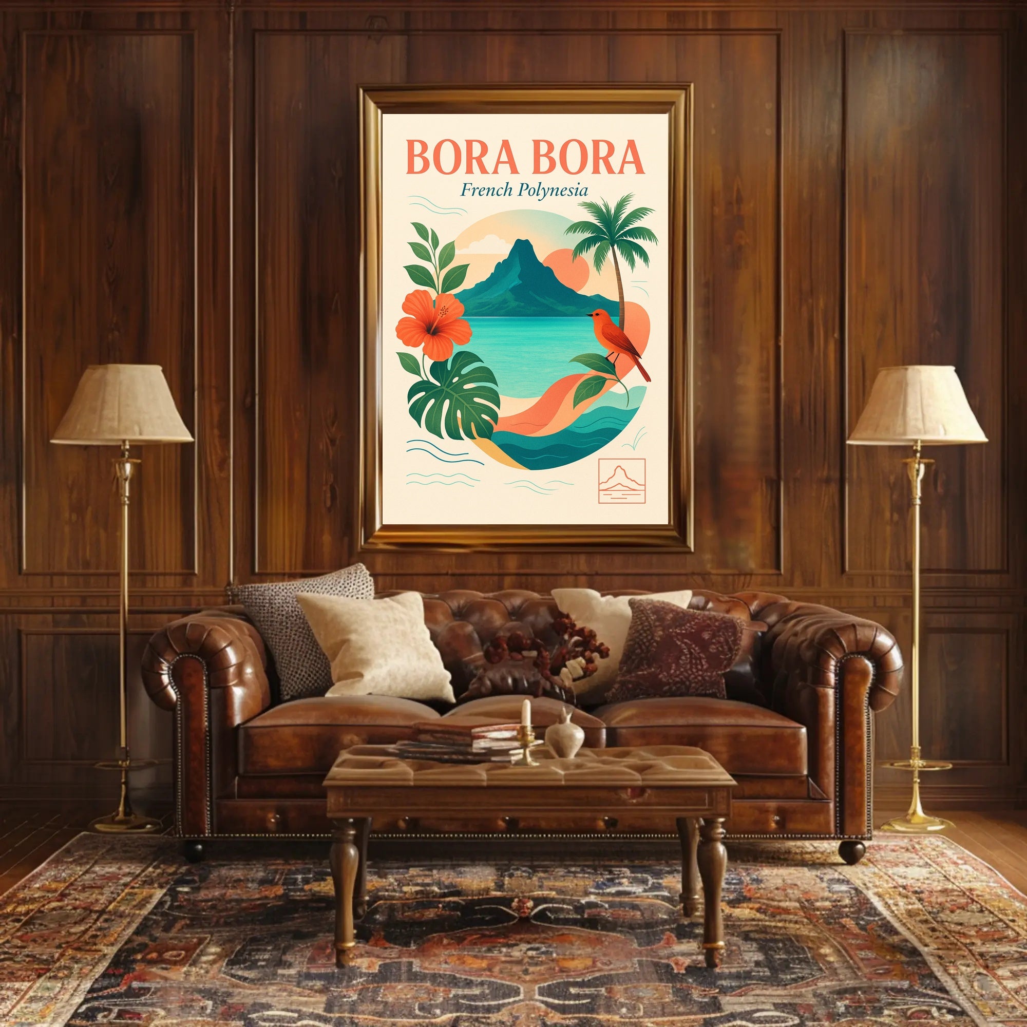 Bora Bora French Polynesia Poster PosterGoat