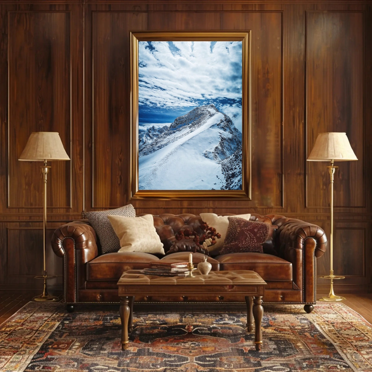 Majestic Mountain Peaks Poster