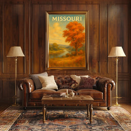 Missouri Autumn Landscape Poster