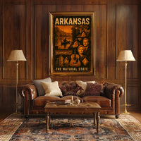 Arkansas The Natural State Poster