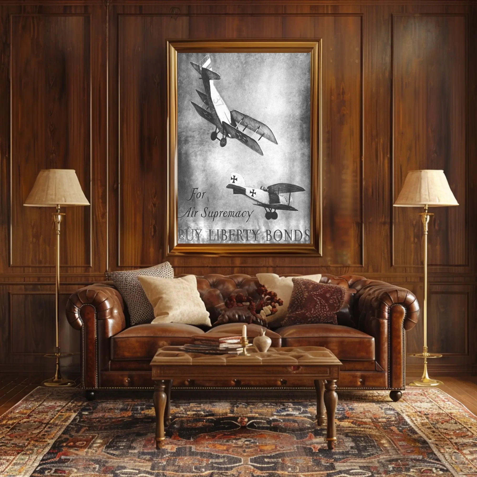 Air Supremacy and Liberty Bonds Poster PosterGoat