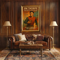 Jim Thorpe: The Greatest Athlete Poster