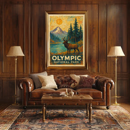 Olympic National Park Poster