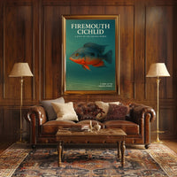Firemouth Cichlid A Jewel of the Aquatic World Poster PosterGoat