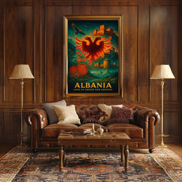 Albania Land of Eagles and Legends Poster
