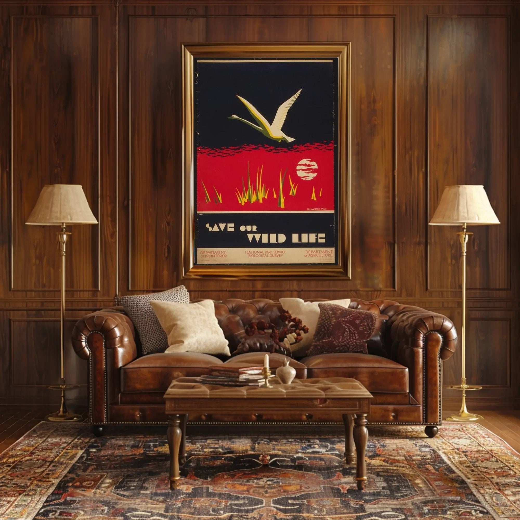 Save Our Wildlife Poster PosterGoat