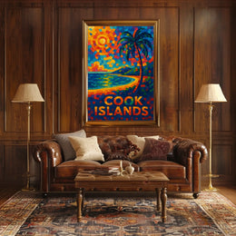 Cook Islands Mosaic Poster
