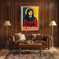 St. Pelagia Poster
