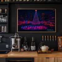 Detroit Holiday Skating Rink Poster