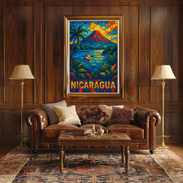 Nicaragua Travel Poster