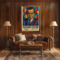 Richard Nixon Presidential Tenure Poster