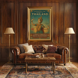Thailand's Cultural Richness Travel Poster
