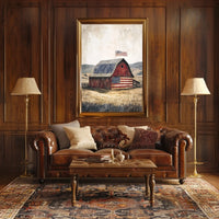 rustic barn Poster