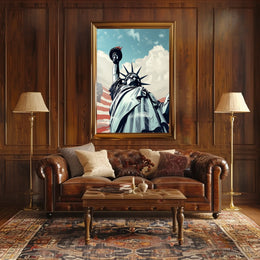 Statue of Liberty Freedom Travel Poster