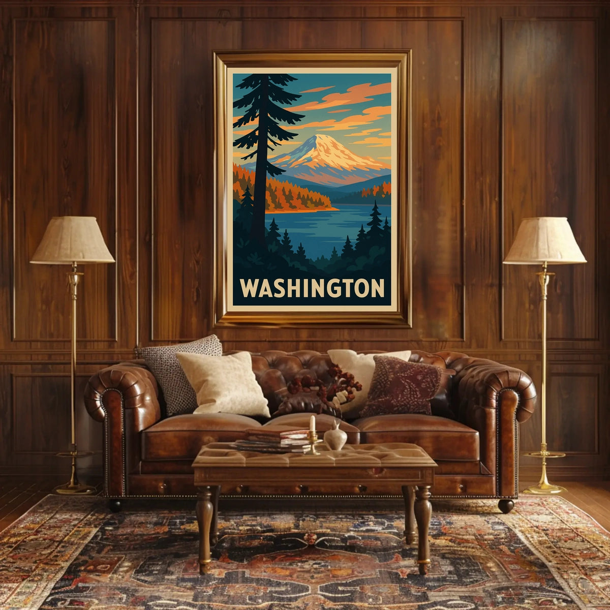 Washington Landscape Poster