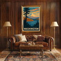 Washington Landscape Poster