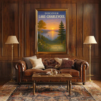 Discover Lake Charlevoix Serene Travel Poster