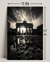 The Brandenburg Gate At Dusk Poster