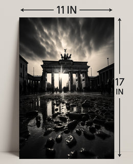 The Brandenburg Gate At Dusk Poster