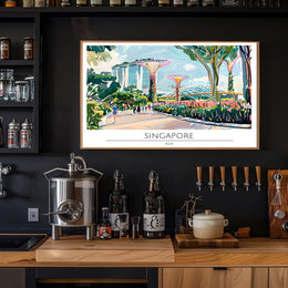 Vibrant Singapore Poster PosterGoat
