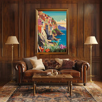 Cinque Terre Coastal Charm Travel Poster