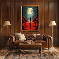 Moonlit Pathway Poster
