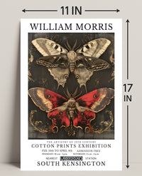 William Morris Exhibition: Detailed Artistic Poster