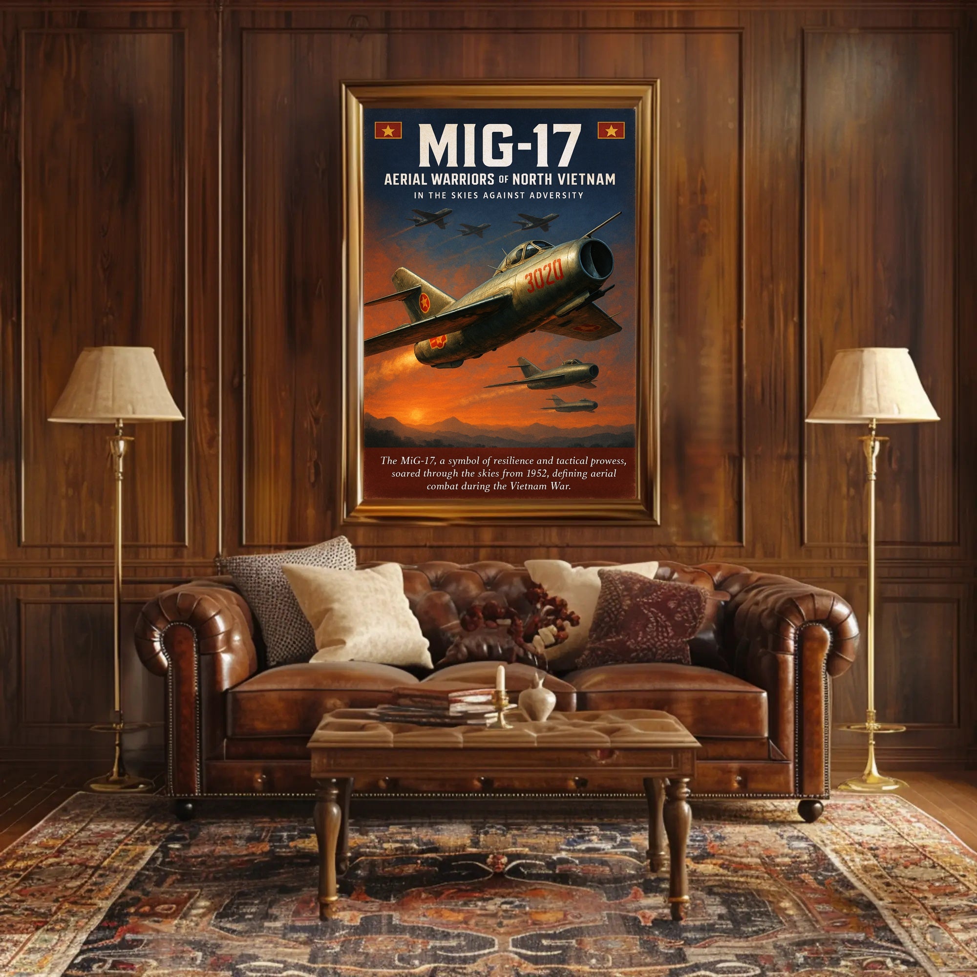 MiG-17 Aerial Warriors of North Vietnam Poster