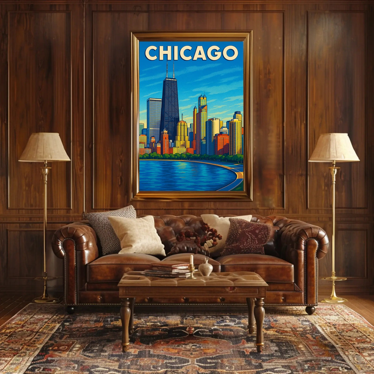 Chicago Skyline Poster