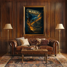 Marlin Salt Water Fish Poster