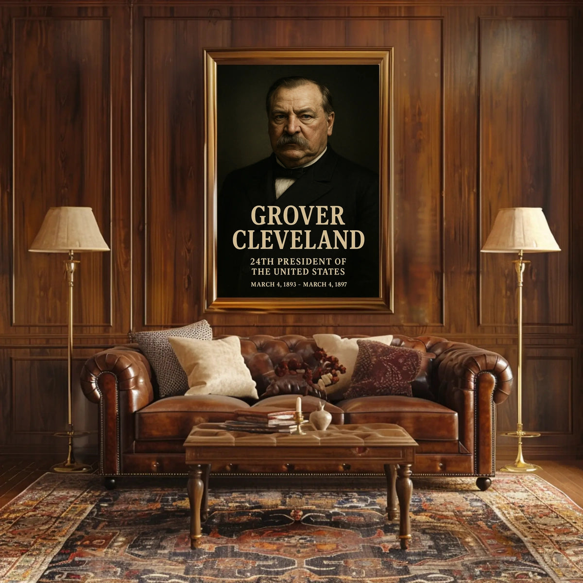 Grover Cleveland 24th President Poster