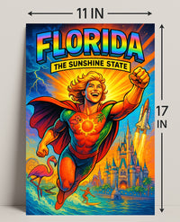 Florida The Sunshine State Poster PosterGoat