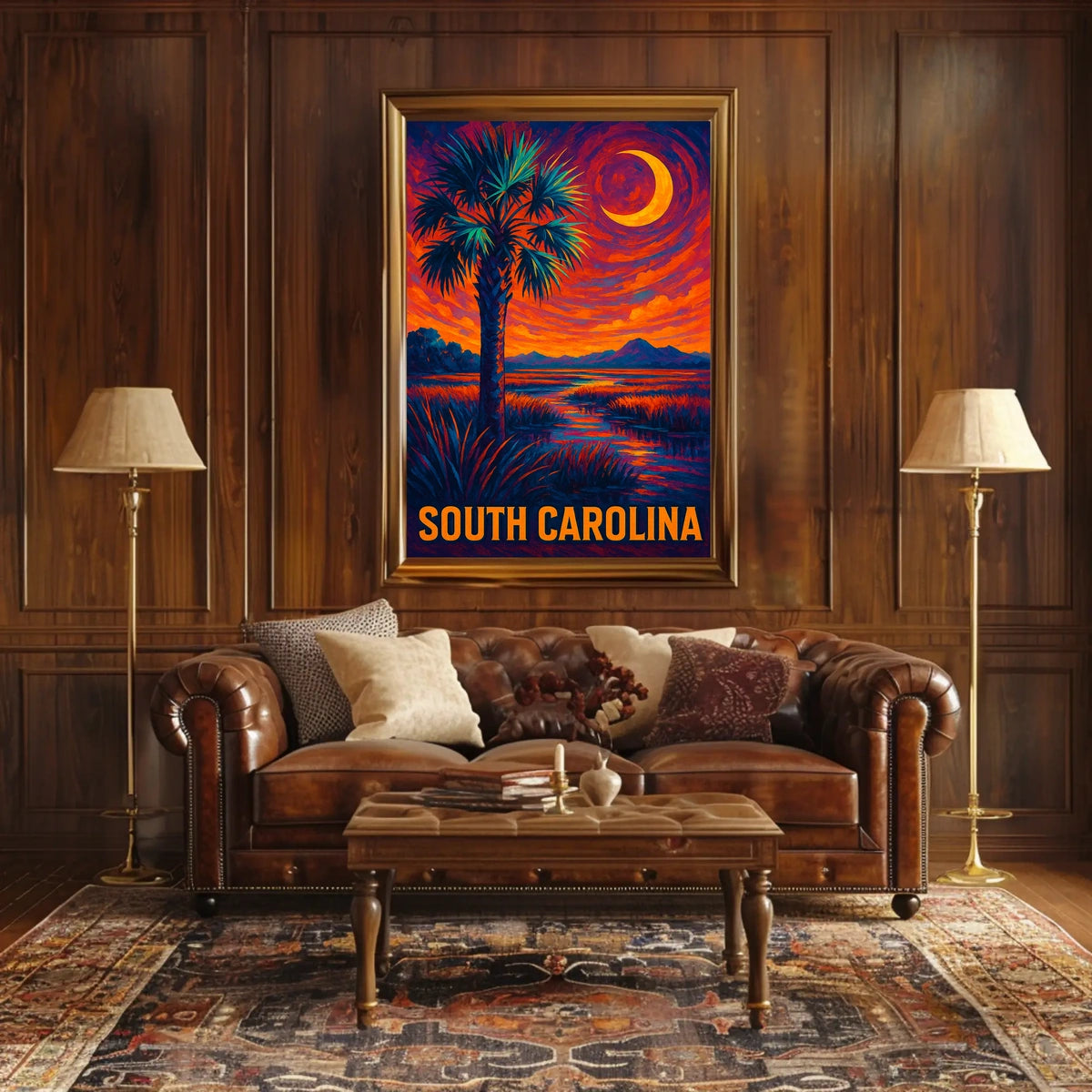 South Carolina Landscape Poster
