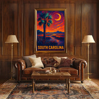 South Carolina Landscape Poster