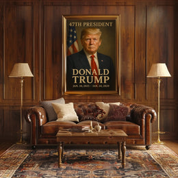Donald Trump Visionary Leadership Patriotic Classic Poster