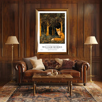 William Morris Exhibition Poster: Arts and Crafts Movement