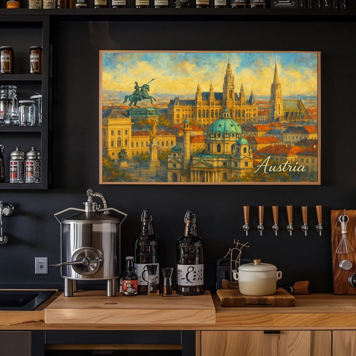 Viennas Architectural Splendor Poster