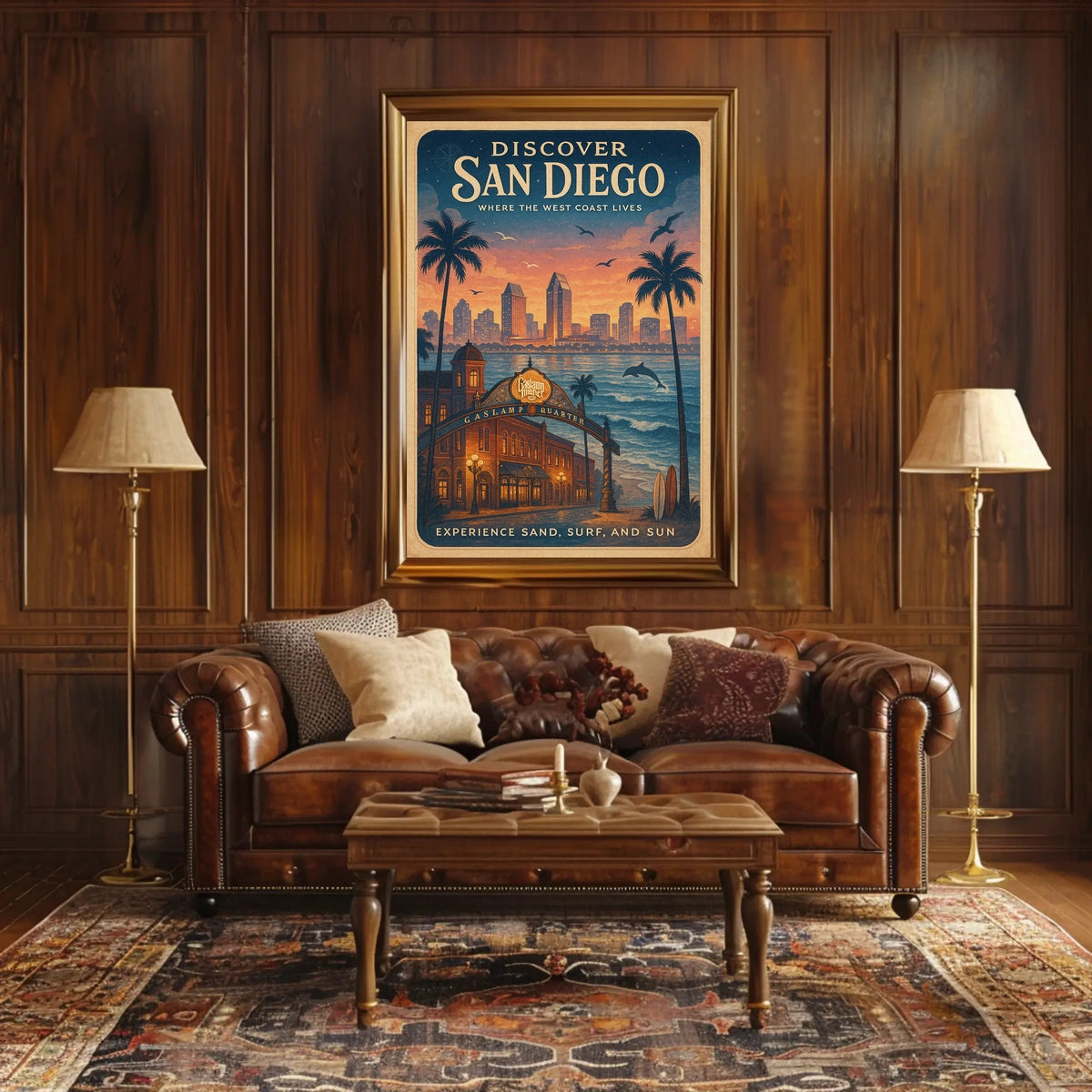 Discover San Diego Poster