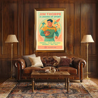 A Legend of Sport Exhibition Poster