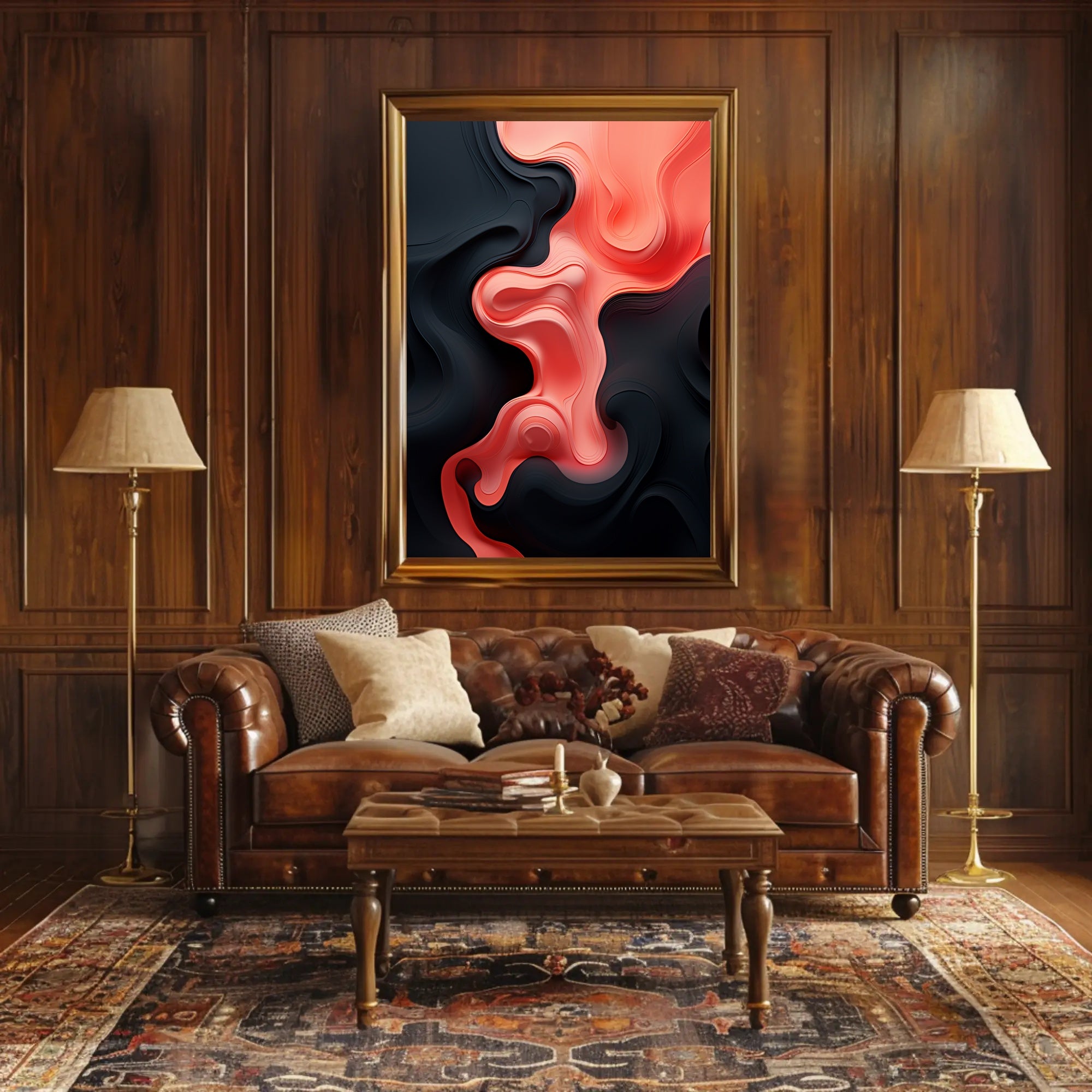 Fluid Abstraction Abstract Poster