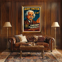 Albert Einstein Theory Of Relativity Poster