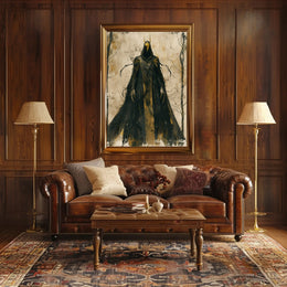 Mysterious Hooded Figure Poster in Fantasy or Mythology PosterGoat