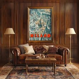 Milano Cityscape Poster