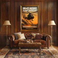 HH-43 Huskie Rotor Guardian of the Firebase Poster PosterGoat