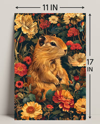 Charming Woodland Chipmunk Animal Poster