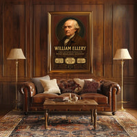 William Ellery Historical Figure Portrait Poster