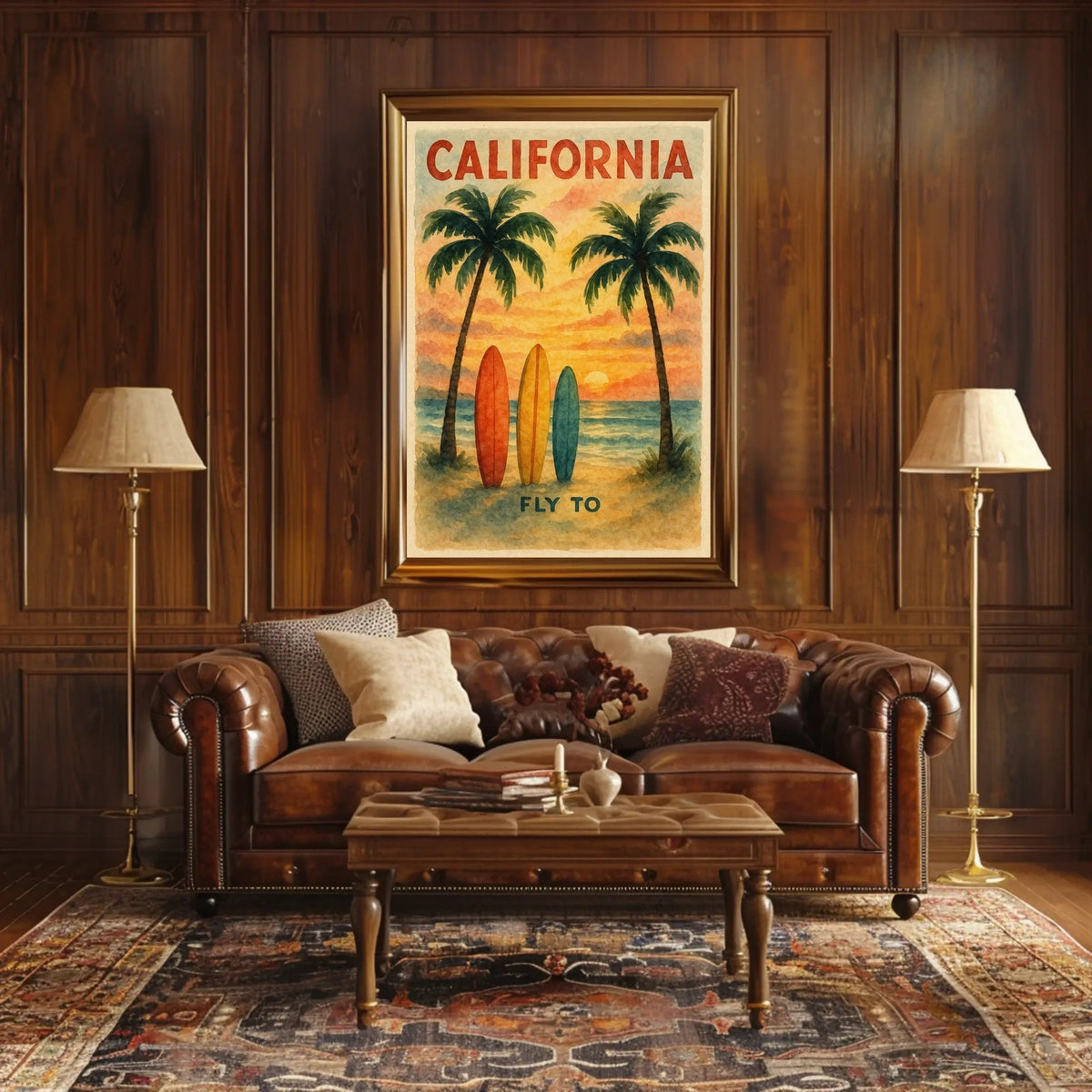 Fly to California Poster